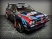 Покраска модели Lancia Delta