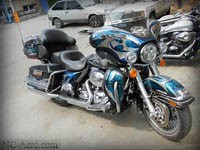 Аэрография на мотоцикле Harley-Davidson Electra Glide