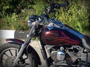 Аэрография на мотоцикле Harley-Davidson — Custom Flame